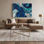 Lyrical Abstraction 83 Blue Canvas Wall Art-1119459345