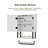 Over The Toilet Storage Cabinet with Adjustable Shelf and Towel Bar-485542388