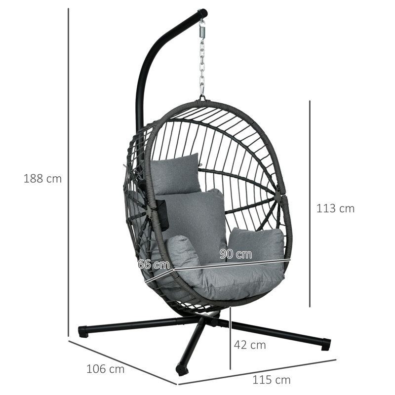 Tryrion Egg Chair with Stand