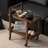 Mobile sideboard storage rack