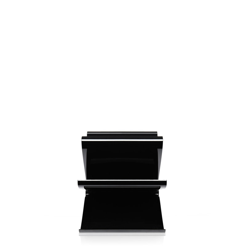 Front Page Magazine Rack, Matte Black