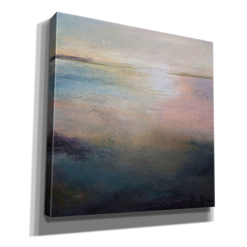 Écoute le silence - Impression sur toile tendue, H 18 po x l 18 po x P 0,75 po