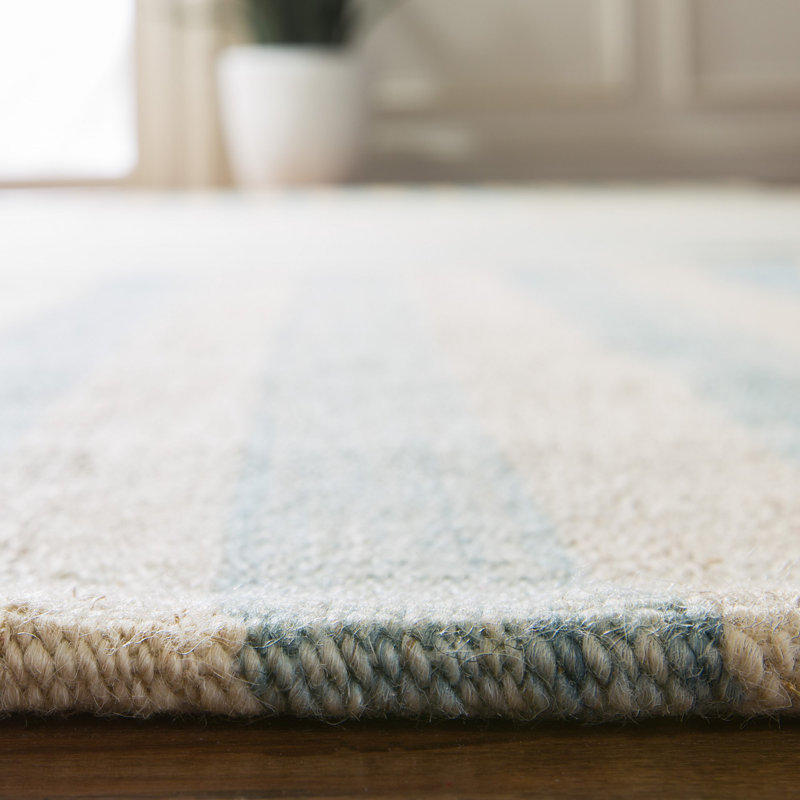 Ralph Lauren Canyon Stripe Patch Wool Striped Rug, Rectangle 10' x 14'
