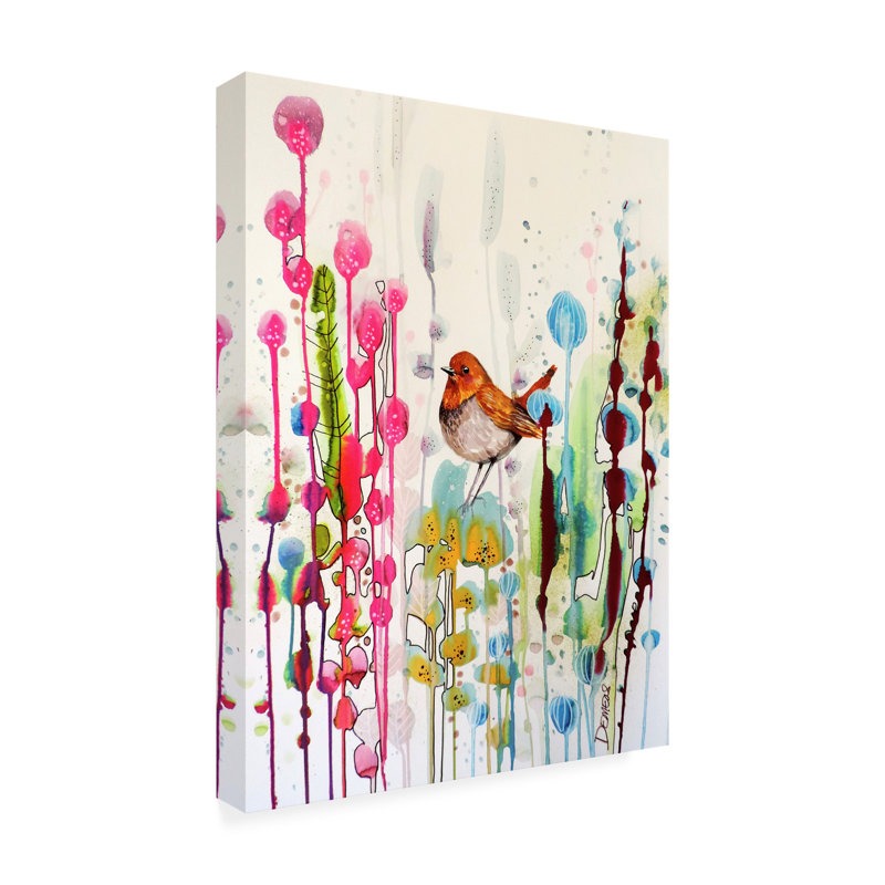 Art sur toile Sylvie Demers, H 24 po x l 18 po x P 2 po