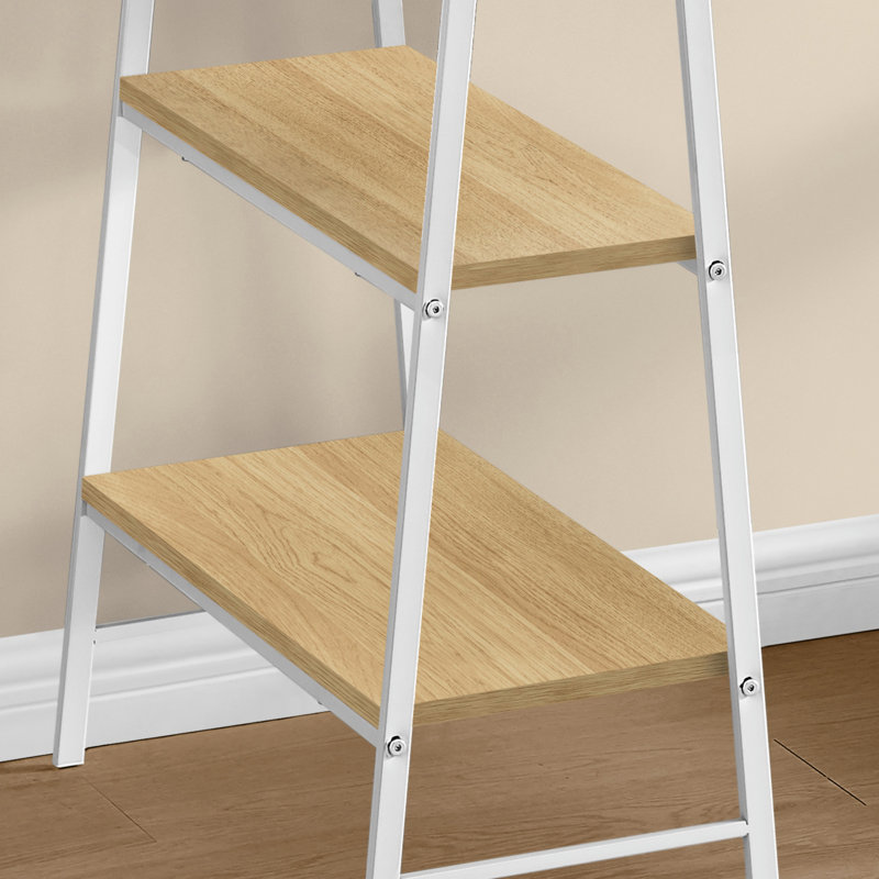 Bureau d'ordinateur, Naturel / Blanc