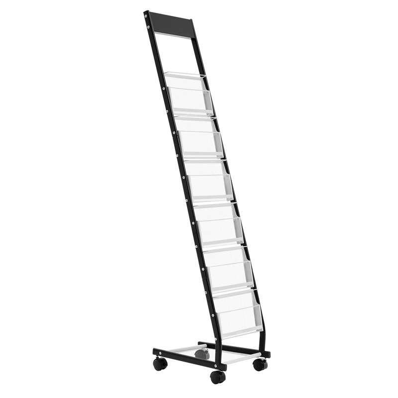 Metal Free Standing Magazine Rack