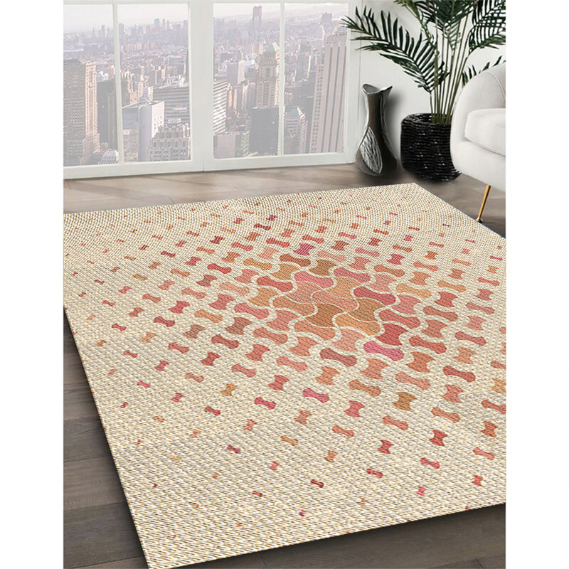 Geometric Indoor Rug, Rectangle 6' x 9'