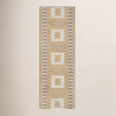 Elsey Hand-Tufted Geometric Wool Rug