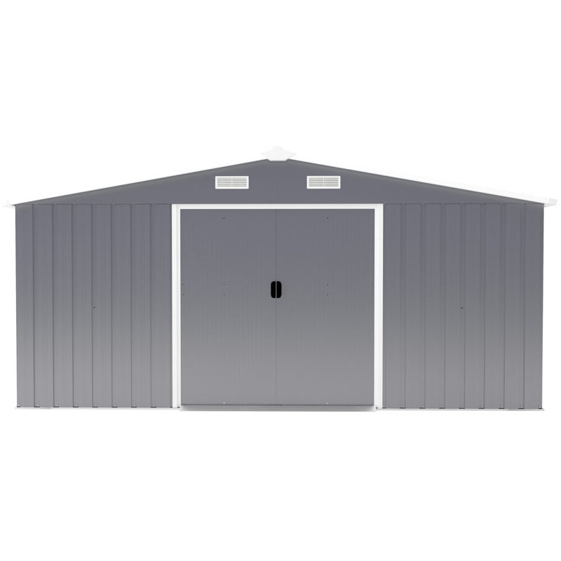 10 Ft. W X 12 Ft. D Metal Tool Shed