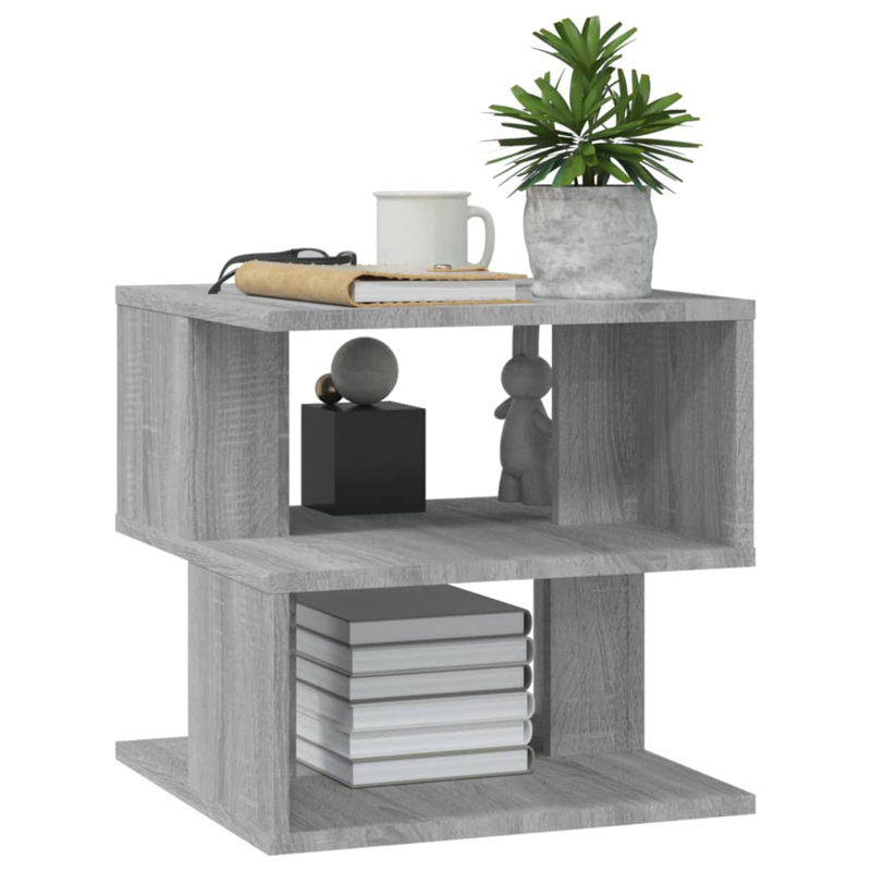 Table de bout vidaXL, Gris Sonoma, Gris Sonoma