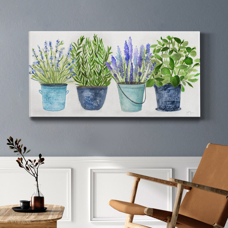 Collection Fresh Herb - impression sur toile tendue, H 40 po x l 20 po x P 1,5 po
