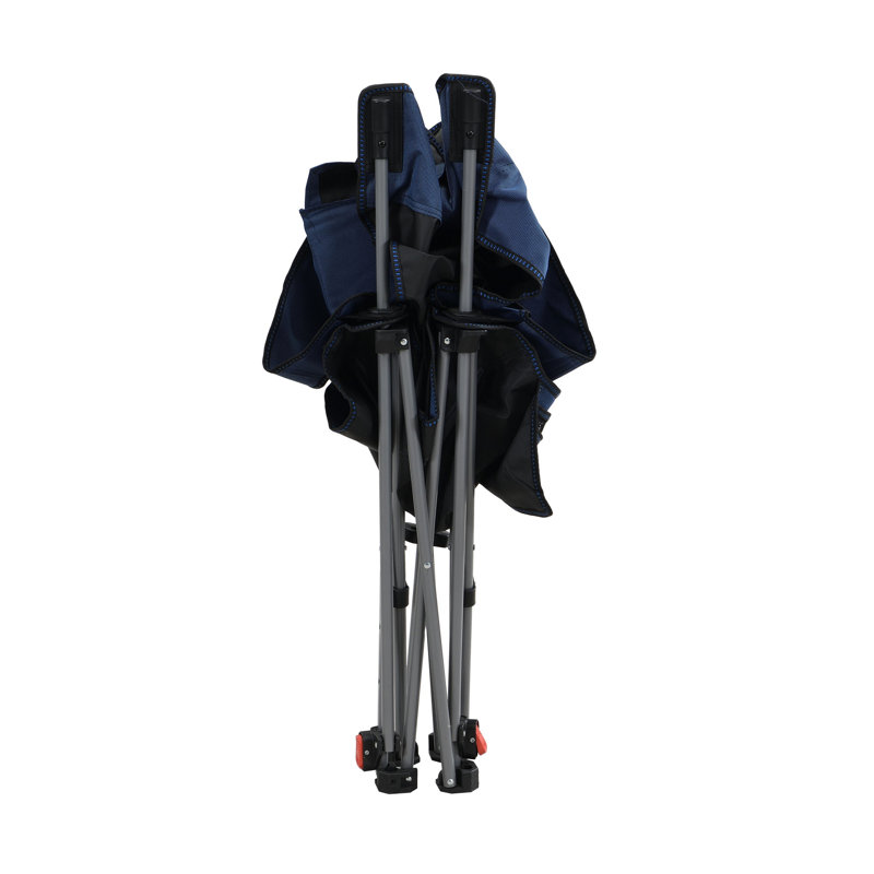 Outdoor Folding Camping Chair With Side Pockets And Cup Holder