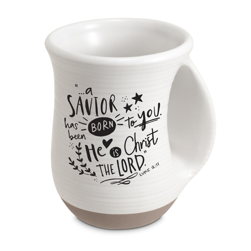 Elray Ceramic Coffee Mug, White