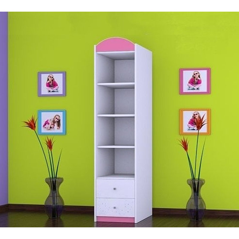 Nowak 1 Door Wardrobe, Pink