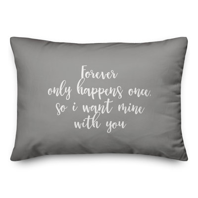  Coussin Forever Only Happens Once