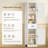 66.93" Tall Storage Cabinet, Bathroom Storage Cabinet With 2 Doors & 2 Drawer
