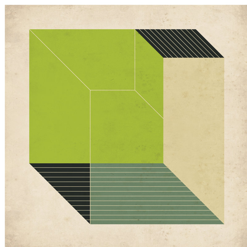 Cubes XIII.V by Jazzberry Blue - Wrapped Canvas Print, 45.72 cm H x 45.72 cm W x 1.91 cm D