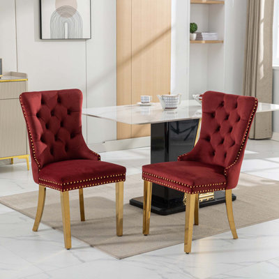 Upholstered Dining Chair Set Of 2