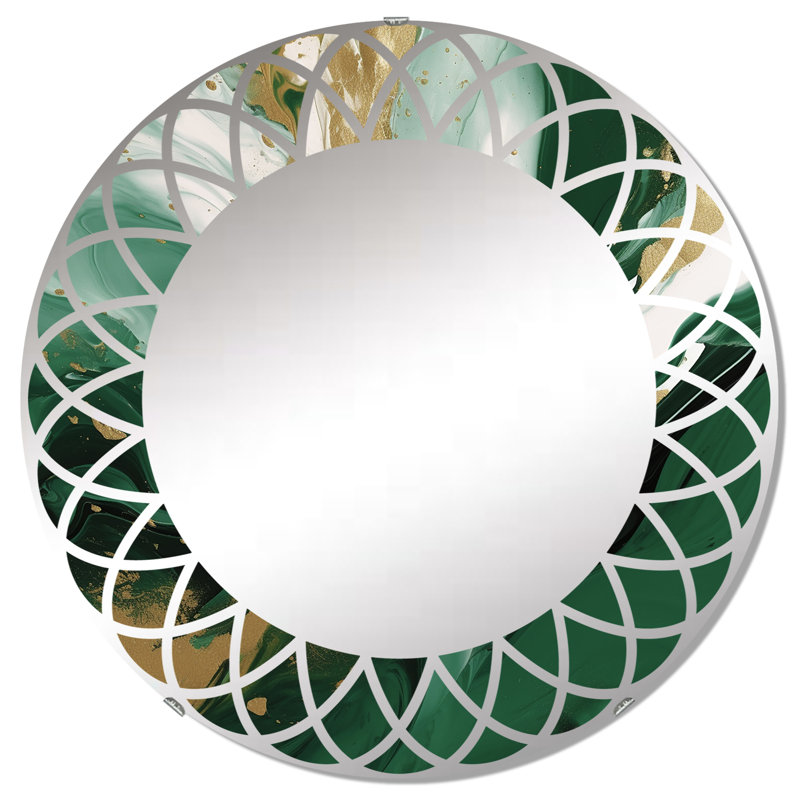 Malounta - Modern Wall Mirror Round, 32 po x 32 po