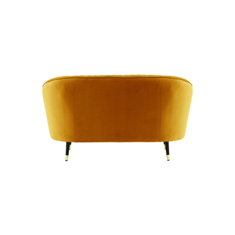 Rubio Loveseat, Mustard Yellow