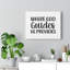 Where God Guides, He Provides - Wrapped Canvas Print-1740663385