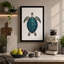 Turtle Geometric - Wrapped Canvas-984406600-984406705