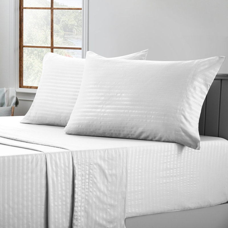 Lux Decor Collection Brushed Microfiber Sheet Set with Fitted Flat Sheets & Pillowcase, King Sheet Set with 2 Pillowcases
