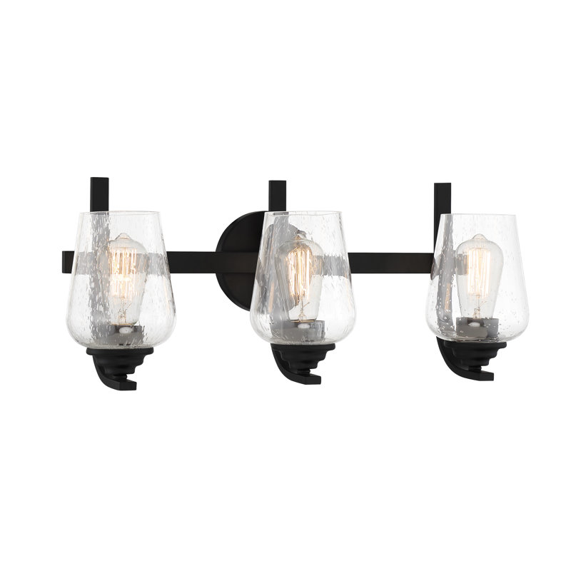 Arbra Vanity Light, Clear, Coal