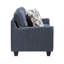 Mobilier de salon contemporain contemporain en tissu de chenille 2 pièces