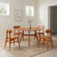Solid Wood Base Dining Table