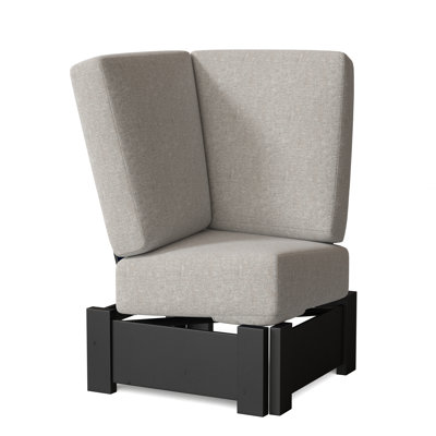 Chaise de patio avec coussins Cherin