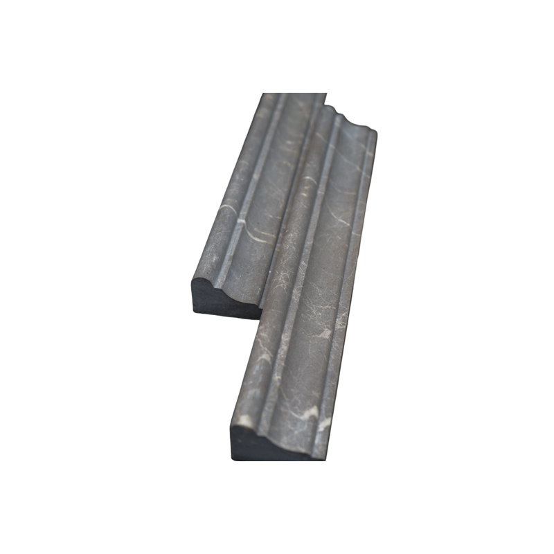 Rail de chaise en marbre, gris