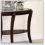 Console Table Traditional 1Pc Sofa Table W 5Mm Tempered Glass Under-Table Shelf Storage Living Room