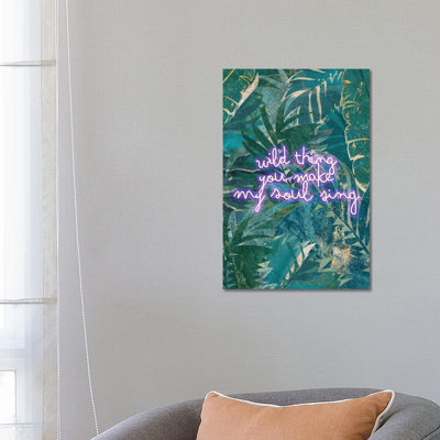 Neon Jungle Wild Thing I by Sarah Manovski - No Frame Gallery-Wrapped Canvas Giclée on Canvas