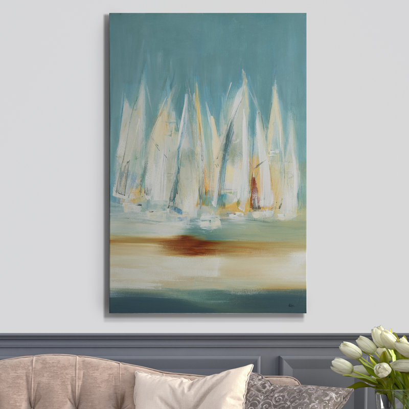 « a day to voile ii », peinture sur toile tendue, H 27 po x l 18 po x P 1 po