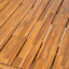 Patiotable d'extérieur en bois avec plateau à lattes-1841292372