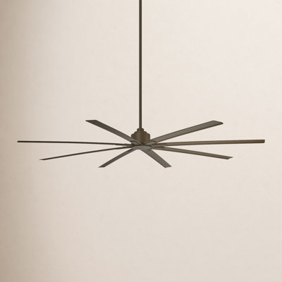 84" Xtreme 8 - Blade Outdoor Standard Ceiling Fan with Remote Control
