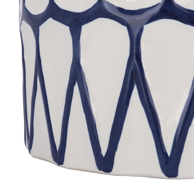 Amya Ceramic Accent Stool