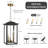 Birten 3 - Light 20.9“ H Outdoor Hanging Lantern-54363185