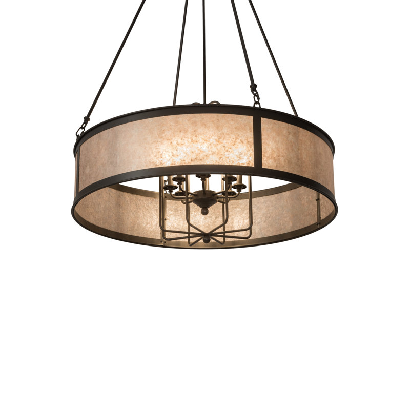 Lustre cylindrique unique et remarquable à 8 lumières Dulcia