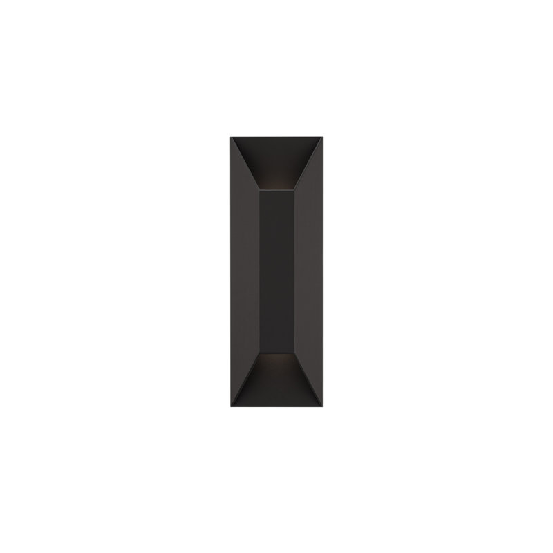 Maglev LED Flush Mounted Sconce, 3000K, Bronze, 16" H x 5.5" W x 3.625" D