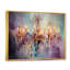 «Chandelier Impressionistic Splendor Pointillism», reproduction d'art sur toile-1314957822-1314957823