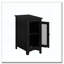 Table d'appoint rectangulaire étroite, placage noir uni-530701587-530701678
