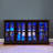 Magnificent Antique Display Cabinet In Cherry With Adjustable Shelves And Led Step Lights Energy