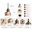 Luminaire suspendu tambour Everdream Craft Mini Calacatta