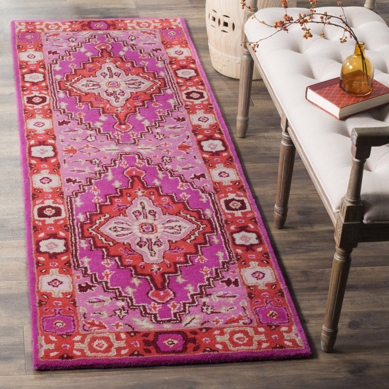 Blokzijl Hand Tufted Wool Oriental Rug, Runner 2'3" x 11'