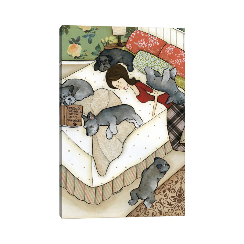 Bearded Snuggles by Jamie Morath - Wrapped Canvas Gallery-Wrapped Canvas Giclée, Wrapped Canvas, 40" H x 26" W