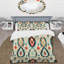 Ensemble de housse de couette orange Ikat Nomadic Tribe Blend - Ikat-1291464787