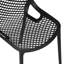 Chaise de salle à manger d'extérieur empilable-1608767168