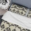 Ensemble de housse de couette Ivory Cream Damask Harmony III - Transitional-109161340